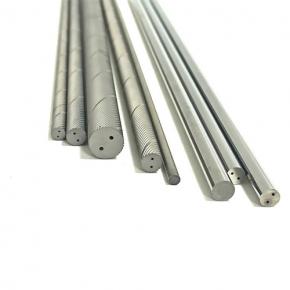 Carbide rods with 2 Helix Coolant Holes 30°